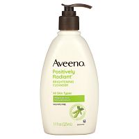 Aveeno, Positively Radiant, осветляющее очищающее средство, 325 мл (11 жидк. Унций)