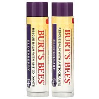 Burt's Bees, Бальзам Rescue, бузина, 2 шт. В упаковке, 4,25 г (0,15 унции)