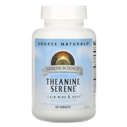 Source Naturals, Serene Science, Theanine Serene, 60 таблеток