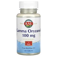 KAL, Gamma Oryzanol, 100 mg, 100 Tablets