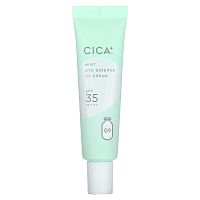 G9skin, Cica + UYU Essence UV Cream, УФ-крем, SPF 35 PA +++, мята`` 25 г