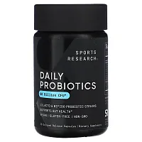 Sports Research, Daily Probiotics, 60 Billion CFU, 30 Delayed Release Capsules