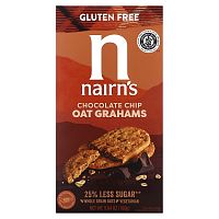 Nairn's, Oat Grahams, Без глютена, шоколадная стружка, 5,64 унции (160 г)