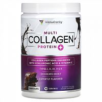 Vitauthority, Multi Collagen Protein, Chocolate, 9.3 oz (264 g)