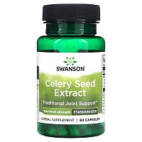 Swanson, Celery Seed Extract, Maximum Strength, 60 Capsules