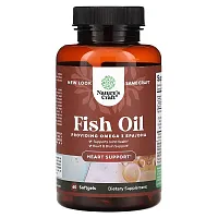 Nature&#x27;s Craft, Fish Oil, Heart Support, 60 Softgels