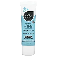 All Good Products, Mineral Facial Sunscreen, SPF 30, 1.7 fl oz (50 ml)