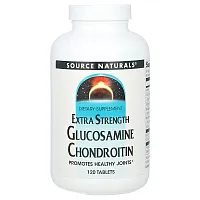 Source Naturals, Glucosamine Chondroitin, Extra Strength, 120 Tablets