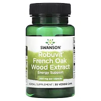 Swanson, Robuvit French Oak Wood Extract, 200 mg, 30 Veggie Caps