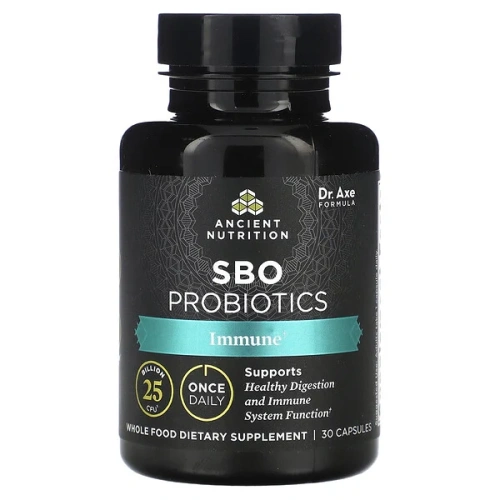 Ancient Nutrition, SBO Probiotics, Immune, 25 Billion CFU, 30 Capsules