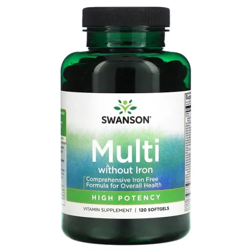 Swanson, Multi Without Iron, 120 Softgels