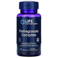 Life Extension, Pomegranate Complete, гранатовый комплекс, 30 капсул