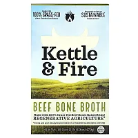 Kettle &amp; Fire, Beef Bone Broth, 16.9 oz (479 g)