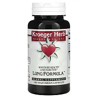 Kroeger Herb Co, Lung Formula, 100 Vegetarian Capsules