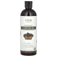 Viva Naturals, Organic Castor Oil, 16 fl oz (473 ml)