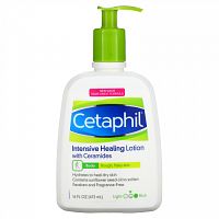 Cetaphil, Intensive Healing Lotion With Ceramides, Medium, Fragrance Free, 16 fl oz (473 ml)