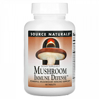 Source Naturals, Mushroom Immune Defense, комплекс из 16 грибов, 60 таблеток