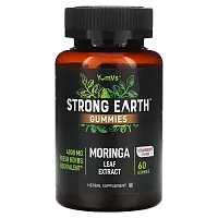 YumV&#x27;s, Strong Earth Gummies, Moringa Leaf Extract, Strawberry, 4,000 mg , 60 Gummies (2,000 mg per Gummy)