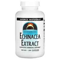 Source Naturals, Echinacea Extract, 500 mg, 200 Capsules