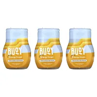 Buoy Hydration, Hydrating Energy Drops, Beverage Enhancer, Unflavored, 3 Pack, 2 fl oz (60 ml) Each