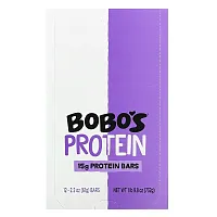 Bobo&#x27;s Oat Bars, Protein Bars, Double Chocolate Almond Butter , 12 Bars, 2.2 oz (61 g) Each