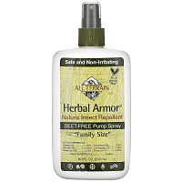 All Terrain, Herbal Armor, натуральный спрей от насекомых, без ДЭТА, 240 мл (8,0 жидк. унции)