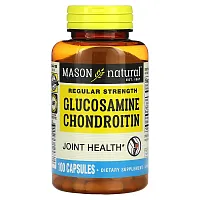 Mason Natural, Glucosamine Chondroitin, Regular Strength, 100 Capsules