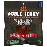 Noble Jerky, Веганское вяленое мясо, чипотле, 70 г (2,47 унции)