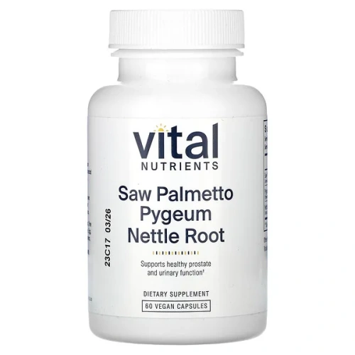 Vital Nutrients, Saw Palmetto Pygeum Nettle Root, 60 Vegan Capsules