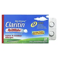 Claritin, Non-Drowsy RediTabs, Indoor &amp; Outdoor Allergies, 5 mg, 30 Orally Disintegrating Tablets