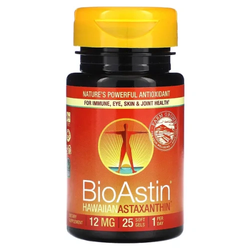 Nutrex Hawaii, BioAstin, Hawaiian Astaxanthin, 12 mg, 25 Soft Gels