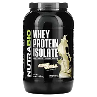 NutraBio, Whey Protein Isolate, Alpine Vanilla, 2 lb (907 g)