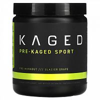 Kaged, PRE-KAGED Sport, предтренировочный комплекс, освежающий виноград, 264 г (9,31 унции)