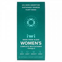 iWi, Women's Complete Multivitamin + Omega-3, 60 Softgels