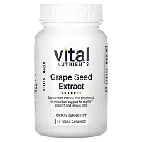 Vital Nutrients, Grape Seed Extract, 90 Vegan Capsules