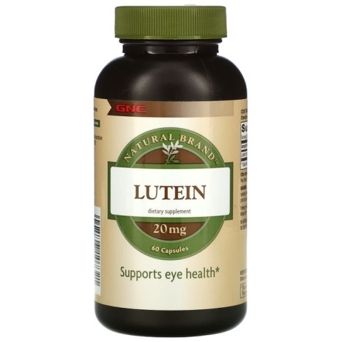 GNC, Lutein, 20 mg, 60 Capsules