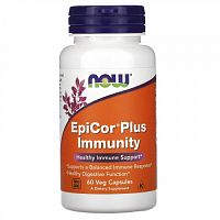 NOW Foods, EpiCor Plus Immunity, 60 растительных капсул