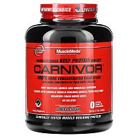 MuscleMeds, Carnivor, Bioengineered Beef Protein Isolate, Cookies &amp; Cream, 3.7 lbs (1680 g)