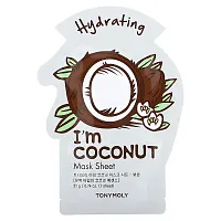 TonyMoly, I&#x27;m Coconut, Hydrating Beauty Mask Sheet, 1 Sheet, 0.74 oz (21 g)