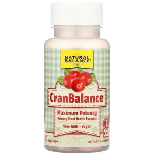 Natural Balance, CranBalance, Urinary Tract Health Formula, 30 VegCaps фото 3