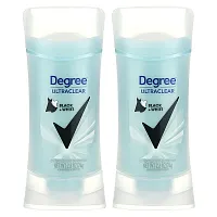 Degree, UltraClear, Black + White, Antiperspirant Deodorant, 2 Pack, 2.6 oz (74 g) Each