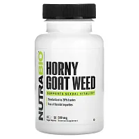 NutraBio, Horny Goat Weed, 500 mg, 90 Veggie Capsules