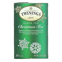 Twinings, Christmas Tea, черный чай, 20 чайных пакетиков, 40 г (1,41 унции)