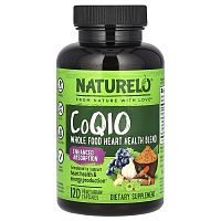 NATURELO, CoQ10, Whole Food Heart Health Blend, 120 Vegetarian Capsules