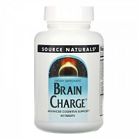 Source Naturals, Brain Charge, 60 таблеток