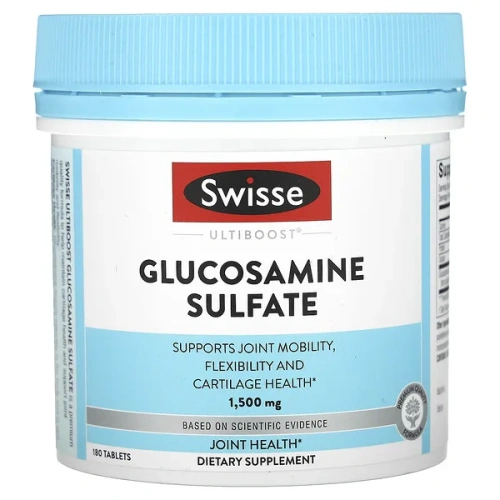 Swisse, Ultiboost, Glucosamine Sulfate, 1,500 mg, 180 Tablets