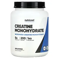 Nutricost, Performance, Creatine Monohydrate, Unflavored, 2.2 lb (1 kg)