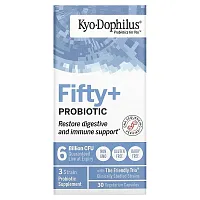 Kyolic, Kyo-Dophilus, Fifty+ Probiotic, 6 Billion CFU, 30 Vegetarian Capsules