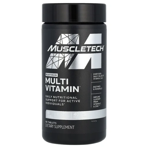 MuscleTech, Platinum Multivitamin, 90 Tablets