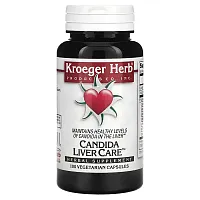 Kroeger Herb Co, Candida Liver Care, 100 Vegetarian Capsules